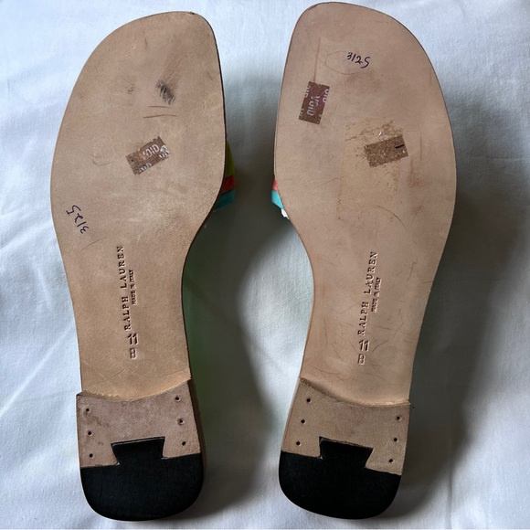 RALPH LAUREN Suede sandals. Sz 11B. NWOT. - Picture 5 of 6